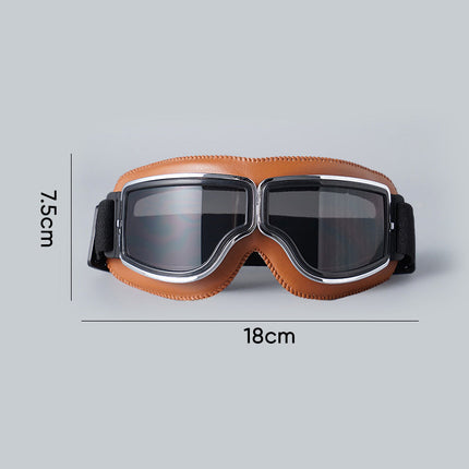 Vintage Motorcycle Goggles, Riding Goggles Over Glasses
