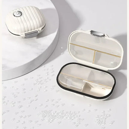 Daily Pill Organizer Box with 7 Compartments | Convenient Medication Management for On-the-Go