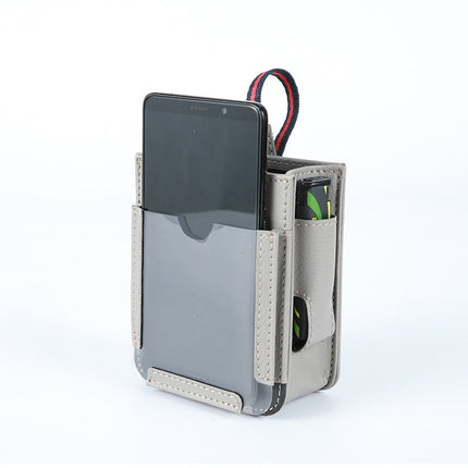 Car Air Vent Phone Holder with Card Storage Pockets, Open Face Design for Touchscreen Access, 5 Colours