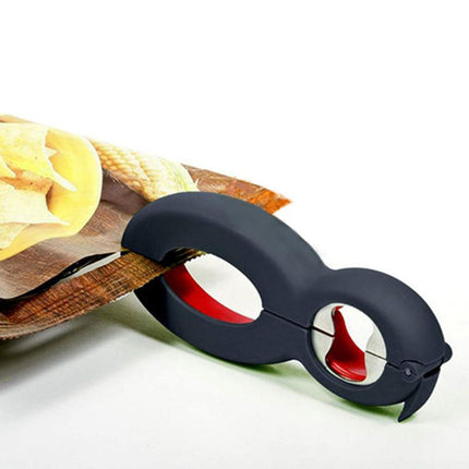 Jar Opener 6 in 1 Multifunctional Bottle, Can and Bag Opener with Ergonomic Grip, Low Effort Kitchen Tool for Tight Lids, Indoor and Outdoor