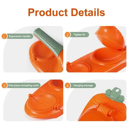 Empanada Maker, Dumpling Maker with Dumpling Skin Maker – image 5
