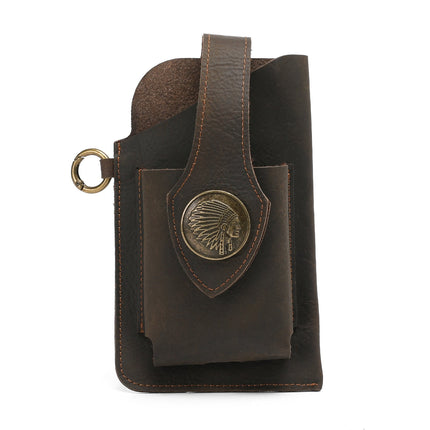 Premium Leather Phone Holster with Secure Belt Clip | Stylish Protection for Your Device