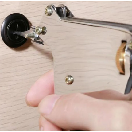 Lock Pick Gun, Manual Pin Tumbler Picking Tool with Ergonomic Grip, for Padlocks and Door Locks You Own