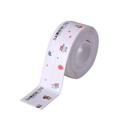 Waterproof Sealing Tape for Sink and Bathtub Corners, Self Adhesive Kitchen and Bath Seam Strip, 7 Patterns