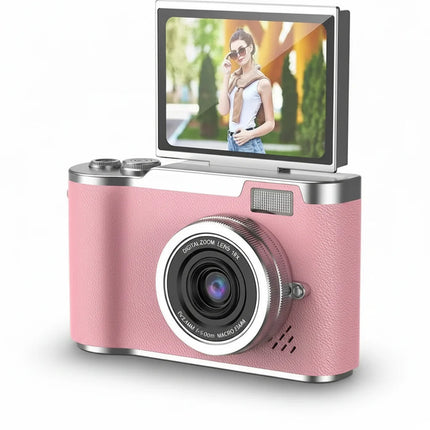 4K Digital Camera with Flip Screen & 8X Zoom | 48MP Compact Camera for Easy Selfies and Smooth Video