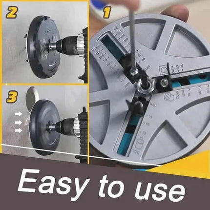 Adjustable Hole Saw Kit for Drill, Wood Hole Saw with 3 Blades – image 9