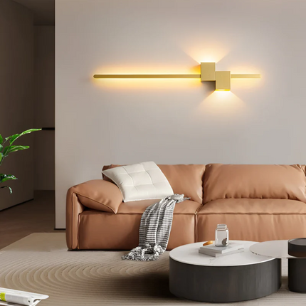 Modern LED Wall Light with Integrated Warm White Illumination | Energy-Efficient Design for Stylish Home Décor