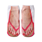 RED FLIP-FLOPS