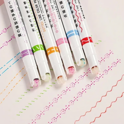 Dual Tip Drawing Markers with Curve Roller, Dual Tip Drawing Markers with Curve Roller – image 8