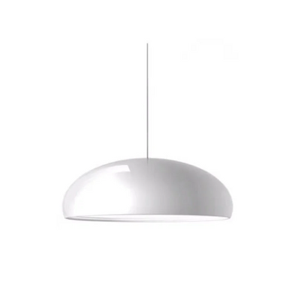 Italian Modern Pendant Light with Aluminium Dome | Soft LED Illumination for Contemporary Spaces