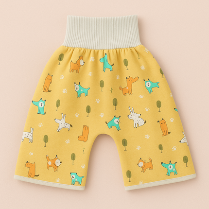 Reusable Baby Training Pants with Leak-Resistant Layer | Soft Cotton Underwear for Potty Training Comfort