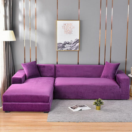 Stretchable Sofa Cover with Anti-Slip Design | Easy Fit for Furniture Protection