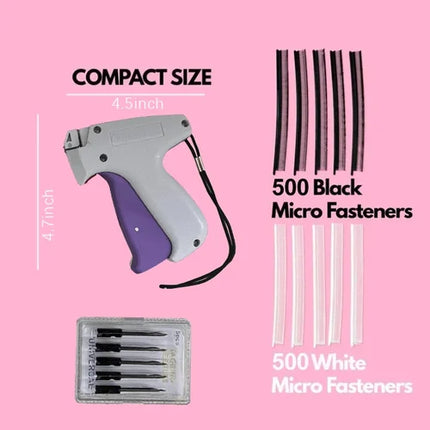 Stitch Gun for Clothing, Clothing Tag Gun with Micro Fasteners for Hem and Collar Fixes – image 15