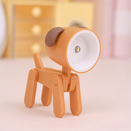 Animal Night Light for Kids, Puppy and Deer Shaped Bedside Lamp in 6 Colors, Soft Glow Lamp for Nursery