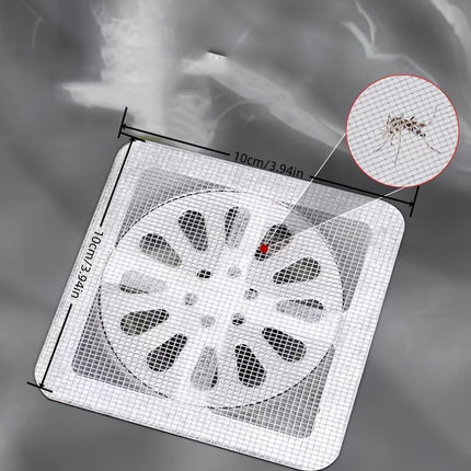 Shower Drain Hair Catcher, Disposable Shower Drain Cover Sticker – image 7