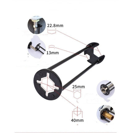 Multi-Use Sink Wrench Tool with Ergonomic Grip | Adjustable Design for Easy Plumbing Repairs