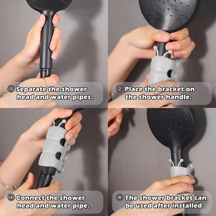 Shower Head Holder with Suction, Bathroom Accessories for Tile and Glass – image 5