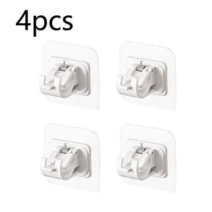 Self-Adhesive Curtain Rod Hooks | Durable Design for Easy Installation