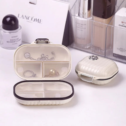 Daily Pill Organizer Box with 7 Compartments | Convenient Medication Management for On-the-Go