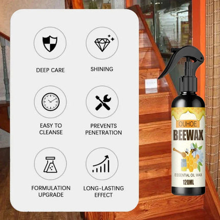 Wood Cleaner and Polish for Cabinets, Furniture Cleaner in 4.1 fl oz Bottle – image 8