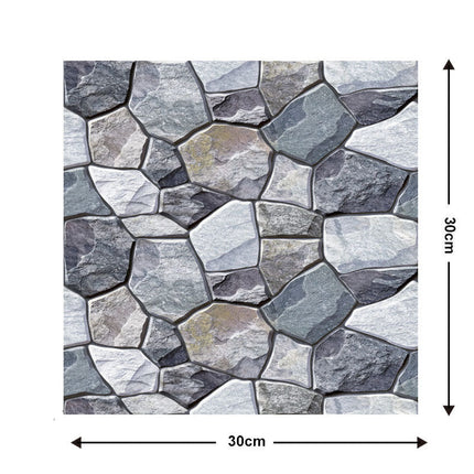 Self-Adhesive Wall Tiles for Easy Home Makeover | Decorative Design for Instant Style Upgrade (Set of 10)