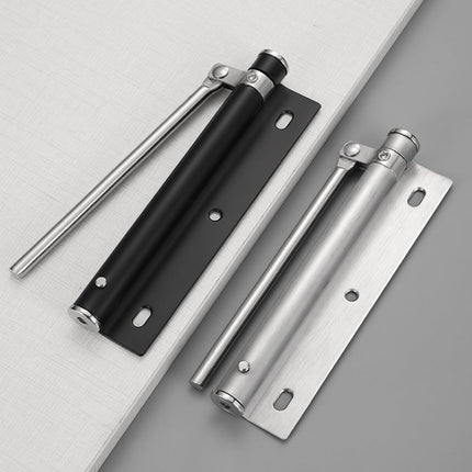 Automatic Door Closer for Home, Office and Shop Doors, Self Closing Hardware in Silver or Black for Quiet, Private Rooms