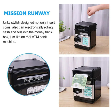 Piggy Bank for Adults and Kids, Electronic ATM Money Bank with Password – image 10