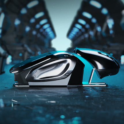 Silent Click Mouse with Programmable Buttons, High Precision Sensor and Smooth Glide Feet for Office and Gaming