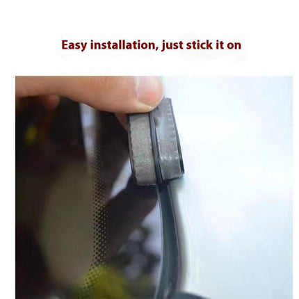 Car Window Gap Sealant Strip 2 Meters, 78 Inch Seal for Window and Door Gaps to Cut Wind Noise, Water and Dust