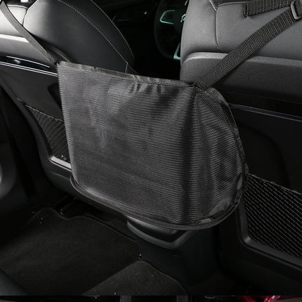 Car Seat Gap Storage Net Organizer with Adjustable Straps, Optional Pocket and 2 Colour Options for Cars
