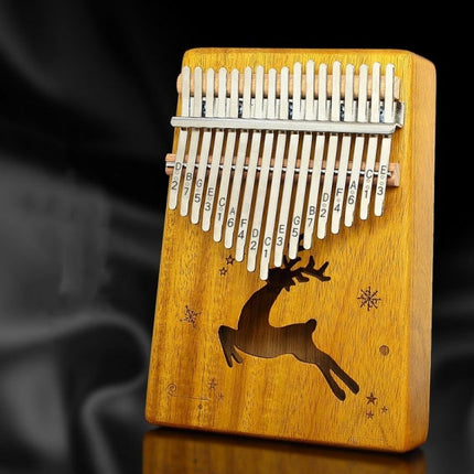 Kalimba Thumb Piano, Natural Wood Finger Piano for Beginners and Kids, 11 Styles Including Acacia, Bamboo and Walnut