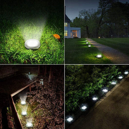Solar Garden Stake Lights, IP65 Waterproof with Dusk to Dawn Sensor, 8 Hour Run Time, Sets of 4, 8 or 12
