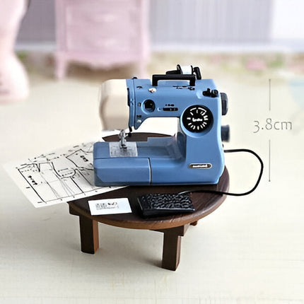 Miniature Sewing Machine Decor, Mini Sewing Machine Model for Shelf Decor