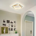 Flush Mount Ceiling Lights, Low Profile Square LED Ceiling Light Fixture, Warm White Bedroom Light Fixture for Hallway_00