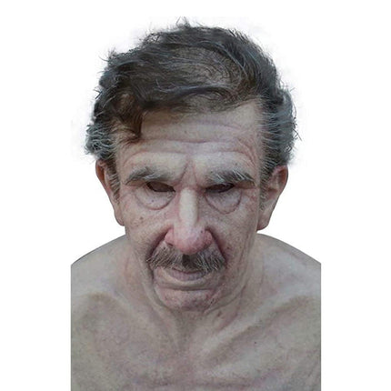 Halloween Mask for Adults, Latex Realistic Mask with Beard – image 40