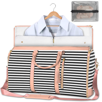 Travel Garment Bag for Suits and Dresses, Hanging Clothes Carrier for Trips and Wardrobe Storage