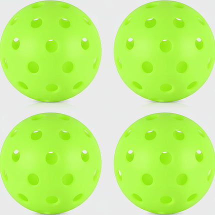 Outdoor Pickleball Balls with 40 Holes for Stable Flight | Lightweight Training Balls for Improved Game Performance