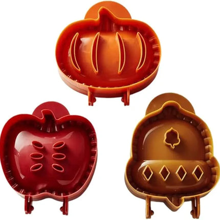 Mini Pie Mold Set in Apple, Pumpkin and Acorn Shapes, Hand Pie Press for Sweet and Savory Fillings