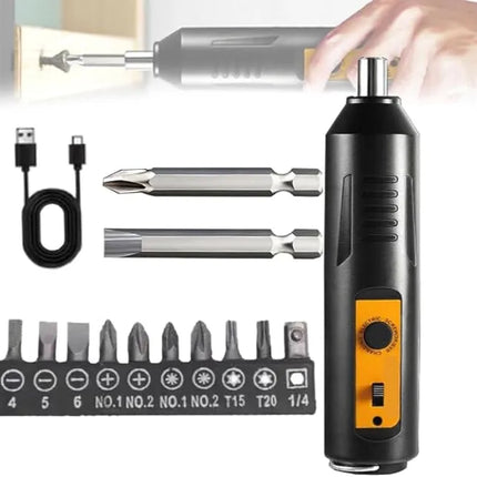 Electric Screwdriver with Consistent Torque, Powered Driver for Furniture Assembly, Electronics and Home Repairs