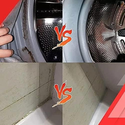 Mold Remover Gel for Tile Grout, Thick Cleaning Gel for Washing Machine Seals and Fridge Gaskets