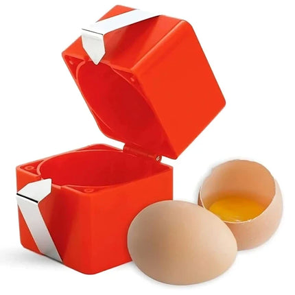 Egg Shell Opener and Cracker Tool for Clean One Motion Cracks, Boiled Egg Topper for Kitchen Prep