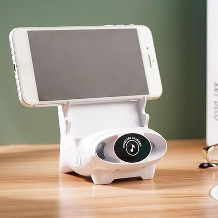 Wireless Charging Phone Stand with Built In Aromatherapy Diffuser, Fast Charge Desk Holder for Home Office