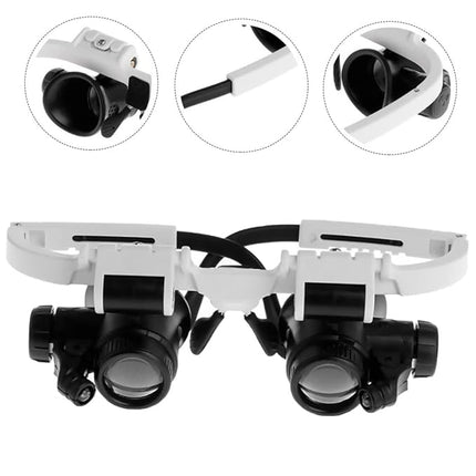LED Magnifying Glasses with Adjustable Brightness | Lightweight Design for Clear Viewing