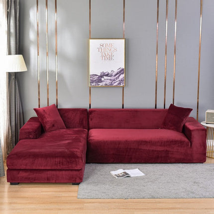 Stretchable Sofa Cover with Anti-Slip Design | Easy Fit for Furniture Protection