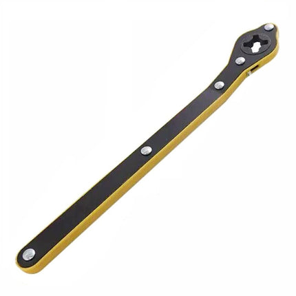 Car Jack Ratchet Wrench for Tire Changes, Cross or Hexagonal Head, Labour Saving Crank for Roadside Emergencies
