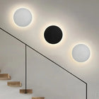 Modern Wall Sconces, Hallway Lighting Fixture with Warm White Glow, Round LED Wall Light for Bedroom and Stairway_00