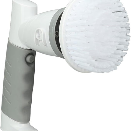 Electric Scrubbing Brush for Household Cleaning, Mains Powered Power Scrubber in Grey and Green with US, EU, AU and UK Plug Options