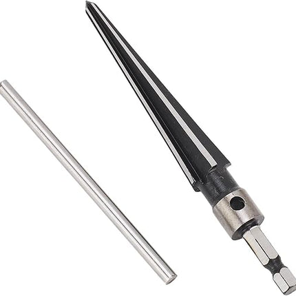 Tapered Steel Reamer Drill Bit with Precision Cutting Edge | Durable Tool for Smooth Finishing