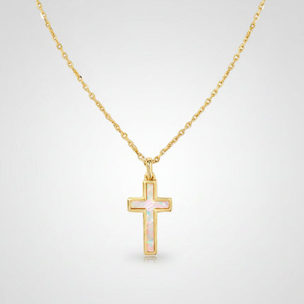 Cross Necklace with Minimalist Design in Gold | Thoughtful Gift for Everyday Style and Special Occasions