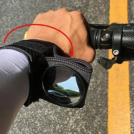 Wrist Rearview Mirror with Adjustable Angle | Compact Design for Enhanced Visibility
